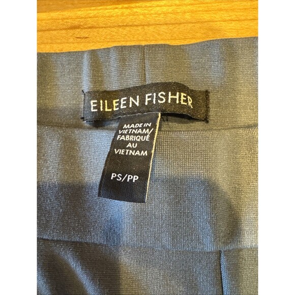 Eileen Fisher Washable Stretch Crepe Pull On Pants Size Petite Small Gray - Picture 3 of 10
